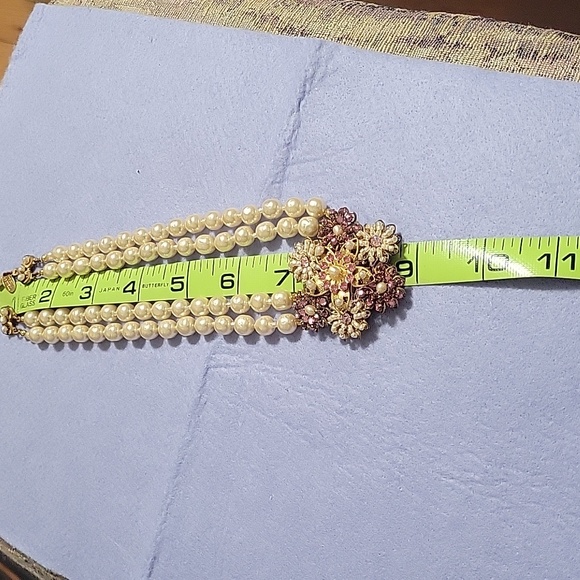 Miriam Haskell Necklace With Brooch - Picture 9 of 15